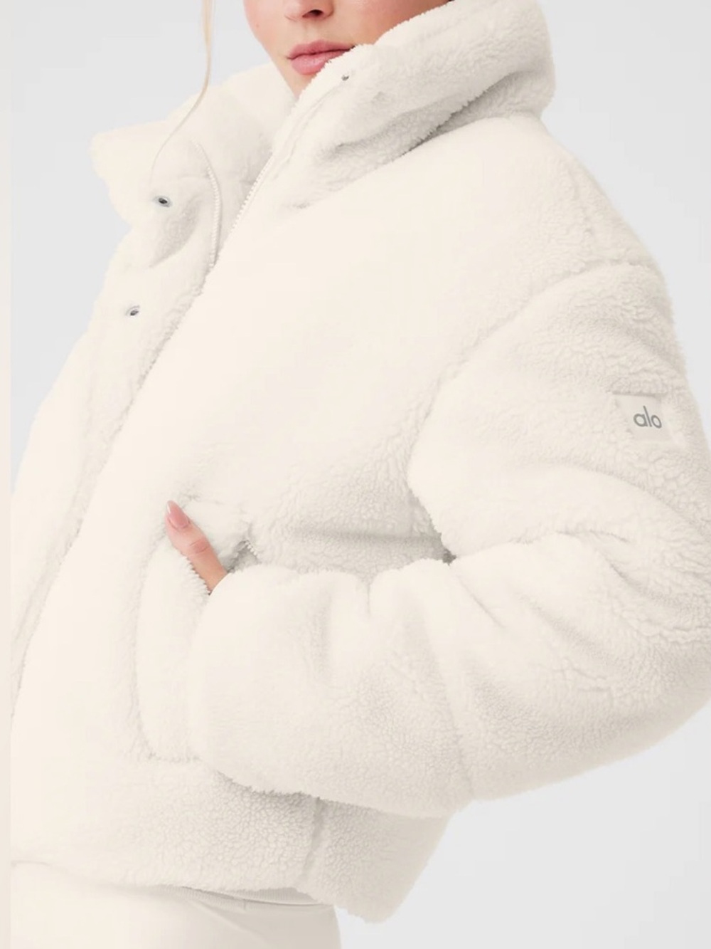 ALO Yoga Sherpa Snow Angel Puffer